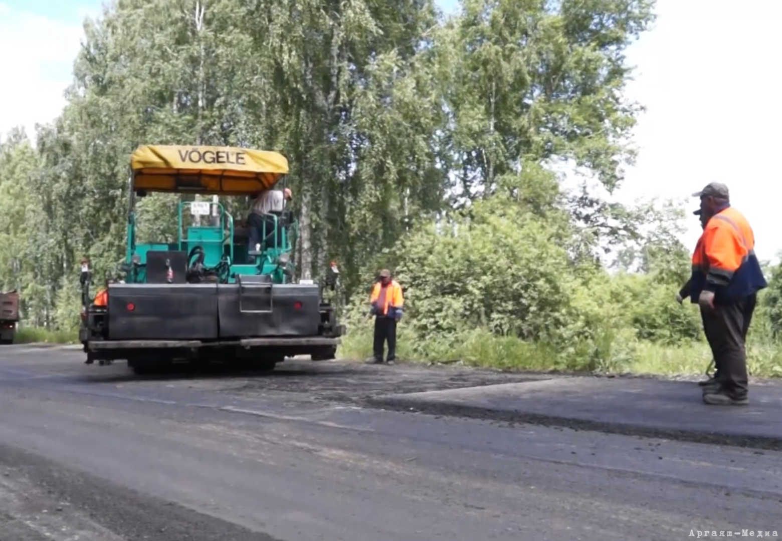 В районе начался большой дорожный ремонт